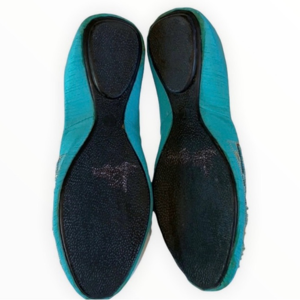 Women's Sweet Jutti Embroidered Flats Sz 7 - Picture 6 of 6